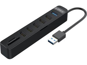USB Hub ORICO TWU32-6AST SD/micro SD 6 ports μαύρο. Προϊόντα τεχνολογίας από το Oikonomou-shop